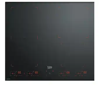 Designer Appliances Beko 60cm luminous 4 zone indyflex induction cooktop offer