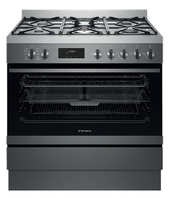 Spartan Electrical Westinghouse 90cm dual fuel pyrolytic freestanding cooker offer