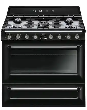 Spartan Electrical Smeg 90cm ‘victoria’ dual fuel pyrolytic freestanding cooker offer