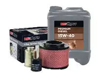 Repco 4WD Filter Service Kit & Diesel 15W-40 10L Combo