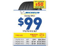 Bob Jane T-Marts Tyre - Michelin Energy XM2+ offer