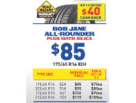 Bob Jane T-Marts Tyre - Bob Jane All-Rounder Plus with Silica offer