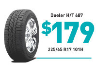 Bob Jane T-Marts Tyre - Bridgestone Dueler H/T 687 offer
