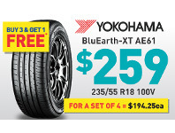 Tyre Yokohama Bluearth Xt Ae61 Offer At Bob Jane T Marts Tyre Yokohama Bluearth Xt Ae61 Offer At Bob Jane T Marts