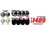 Bob Jane T-Marts 18" Wheel - Forgeauto FA-5 & Radar Tyres Package offer