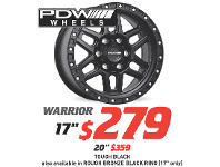Bob Jane T-Marts 17" Wheel - PDW Warrior offer