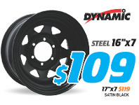 17"x7 Wheel - Dynamic Steel