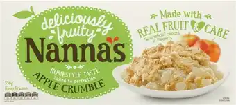 IGA Nanna's Apple Crumble 550g offer