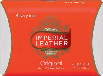 IGA Imperial Leather Original Soap 4x100g offer