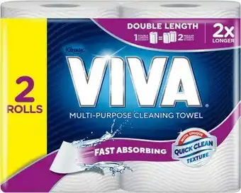 IGA Kleenex Viva Double Length Paper Towel 2 Pack offer