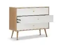 LivingStyles Liena Wooden 3 Drawer Chest offer