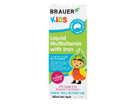Good Price Pharmacy Brauer Kids Liquid Multivitamin with Iron 200ml offer