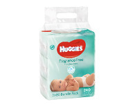 BIG W Huggies 3 x 80-Pack Wipes - Fragrance Free offer