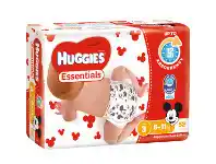 BIG W Huggies Essentials Unisex Nappies Size 3 Crawler (6 - 11kg) - 52 Pack offer