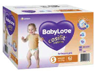 Coles BabyLove Cosifit Nappies Jumbo 62 Pack-81 Pack offer
