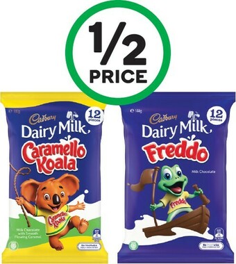 Woolworths Cadbury Medium Sharepacks 144-180g offer