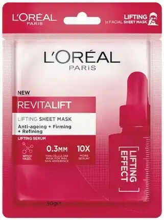 Woolworths L’Oreal Revitalift Lifting Sheet Mask offer