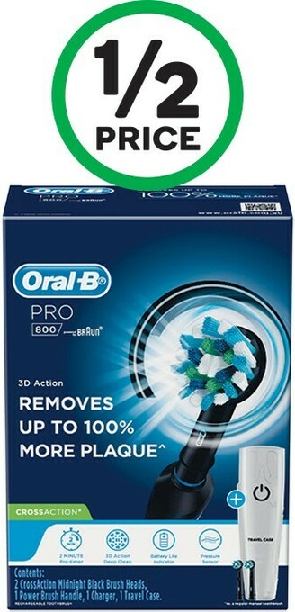 Woolworths Oral-B Pro 800 Electric Toothbrush Pk 1 offer