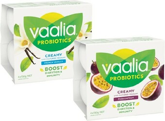 Woolworths Vaalia Probiotics Yoghurt 4 x 150g – From the Fridge offer