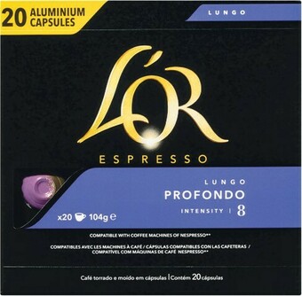 Woolworths L’Or Coffee Capsules Pk 20 offer