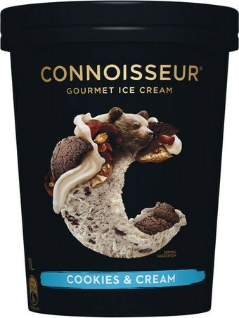 Woolworths Connoisseur Ice Cream 1 Litre – From the Freezer offer