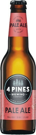 Woolworths 4 Pines Pale Ale Bottles 24x330ml offer