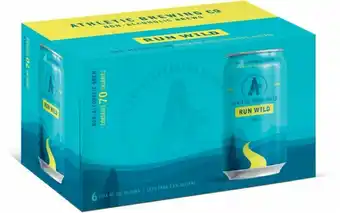 Woolworths Athletic Non Alcoholic Beer 6 x 355ml offer