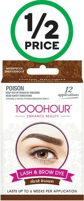Woolworths 1000 Hour Eyelashes & Brow Dye Kit offer