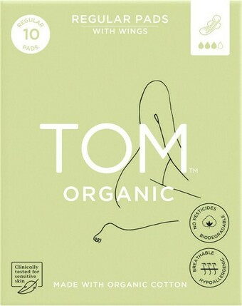 Woolworths Tom Organic Pads Pk 10 offer