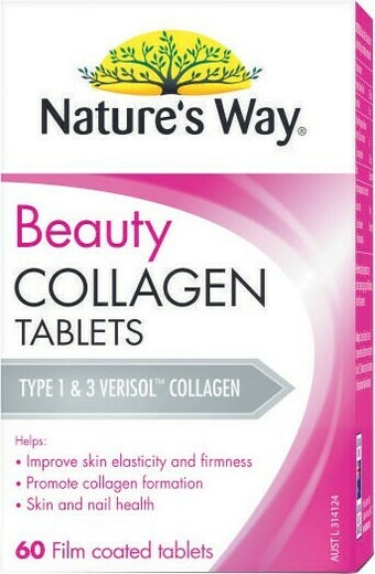 Coles Nature's Way Beauty Collagen Tablets 60 Pack^ offer