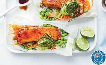 Coles Fresh Tasmanian Salmon Skin Off Portions offer