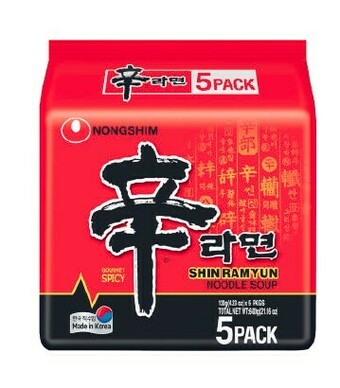 Coles Nongshim Ramyun Noodles 5 Pack offer