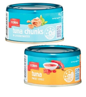 Coles Coles Tuna 95g offer
