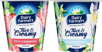 Dairy Farmers Thick & Creamy Yoghurt 150g