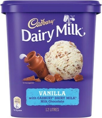 Coles Cadbury Tub 1.2 Litre offer
