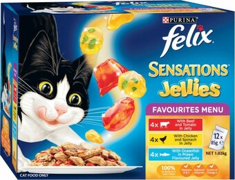 Coles Felix Cat Food 12x85g offer