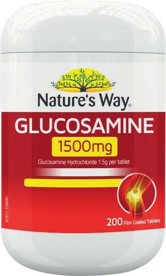 Coles Nature’s Way Glucosamine 1500mg Tablets 200 Pack offer