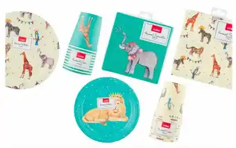 Coles Coles Animal Plates, Cups 10 Pack or Serviettes 24 Pack offer
