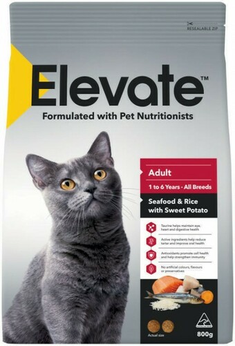 Coles Elevate Dry Cat Food 800g offer
