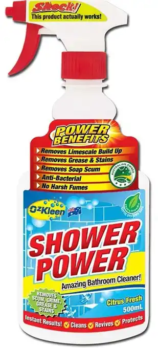BIG W OzKleen Shower Power Bathroom Cleaner 500ml offer