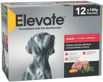 Coles Elevate Pouch Dog Food 12x100g offer