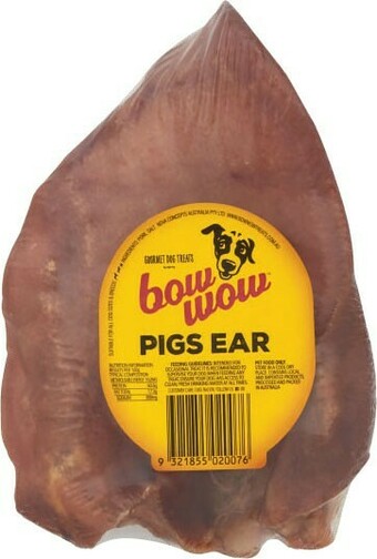 Coles Bow Wow Dog Treats Pigs Ears 1 Pack offer