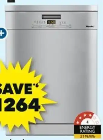Harvey Norman Miele 14-Place Freestanding Dishwasher offer