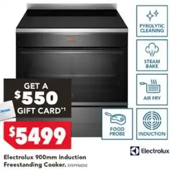 Harvey Norman Electrolux 900mm Induction Freestanding Cooker offer