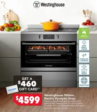 Harvey Norman Westinghouse 900mm Electric Pyrolytic Oven offer
