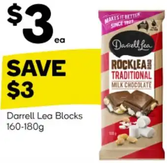 Woolworths Darrell Lea Blocks 160-180g offer
