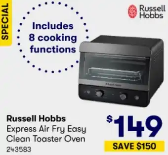 Woolworths Russell Hobbs Express Air Fry Easy Clean Toaster Oven offer