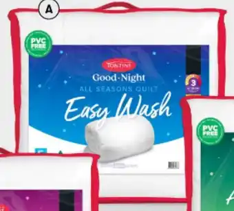 Woolworths Goodnight Easy Wash Quilt - Queen offer