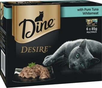 Coles Dine Desire Cat Food 6x85g offer