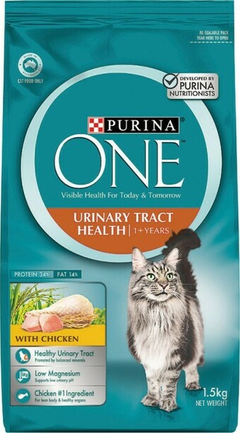 Coles Purina One Dry Cat Food 1.4kg-1.5kg offer